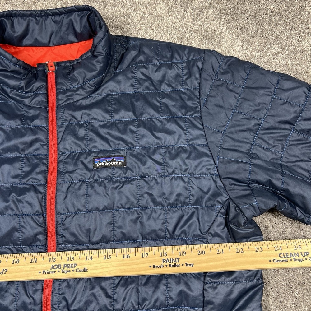 Patagonia Nano Puffer Jacket Mens Size Large Blue Quilted Packable Insulated - Picture 5 of 7
